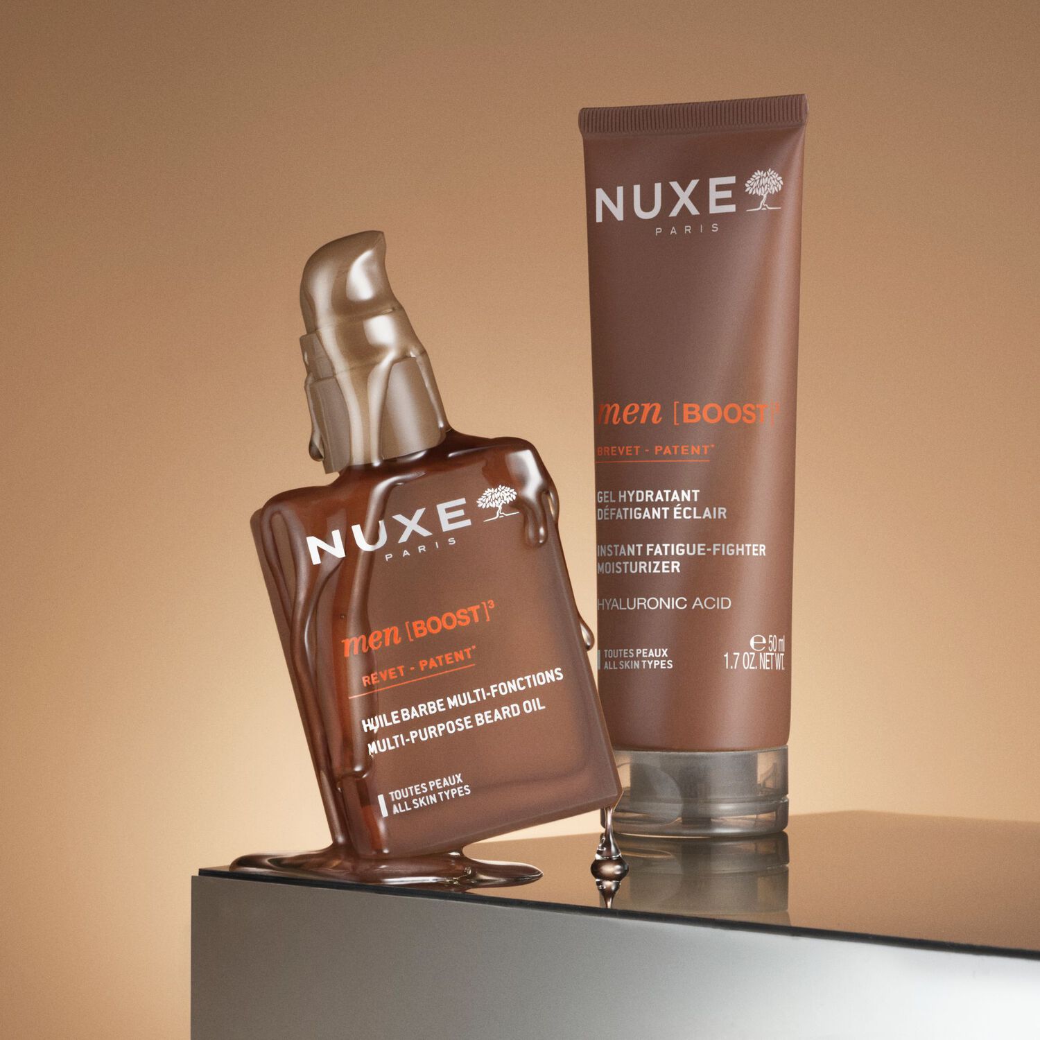 Nuxe Men [BOOST] - Huile Barbe Multi-Fonctions