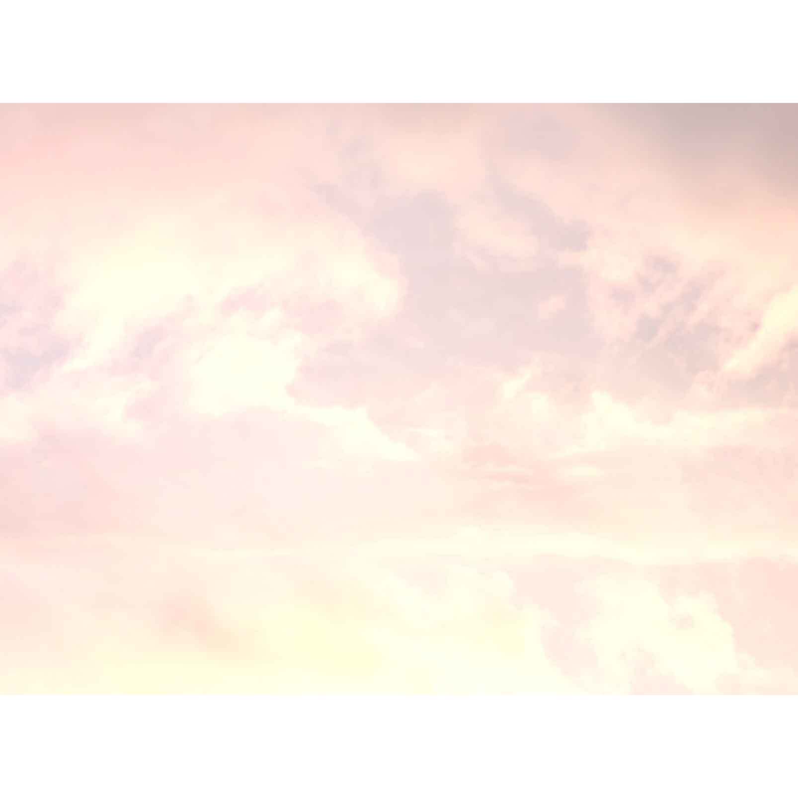 Papier peint panoramique Aube rose  Intissé