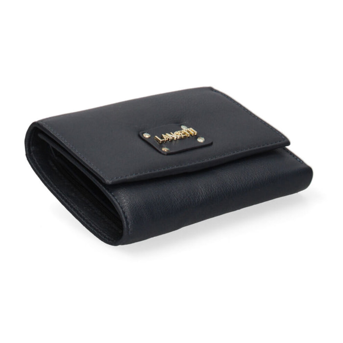 Portafoglio da donna In Vera pelle Made in Italy 15x10,5x3 cm