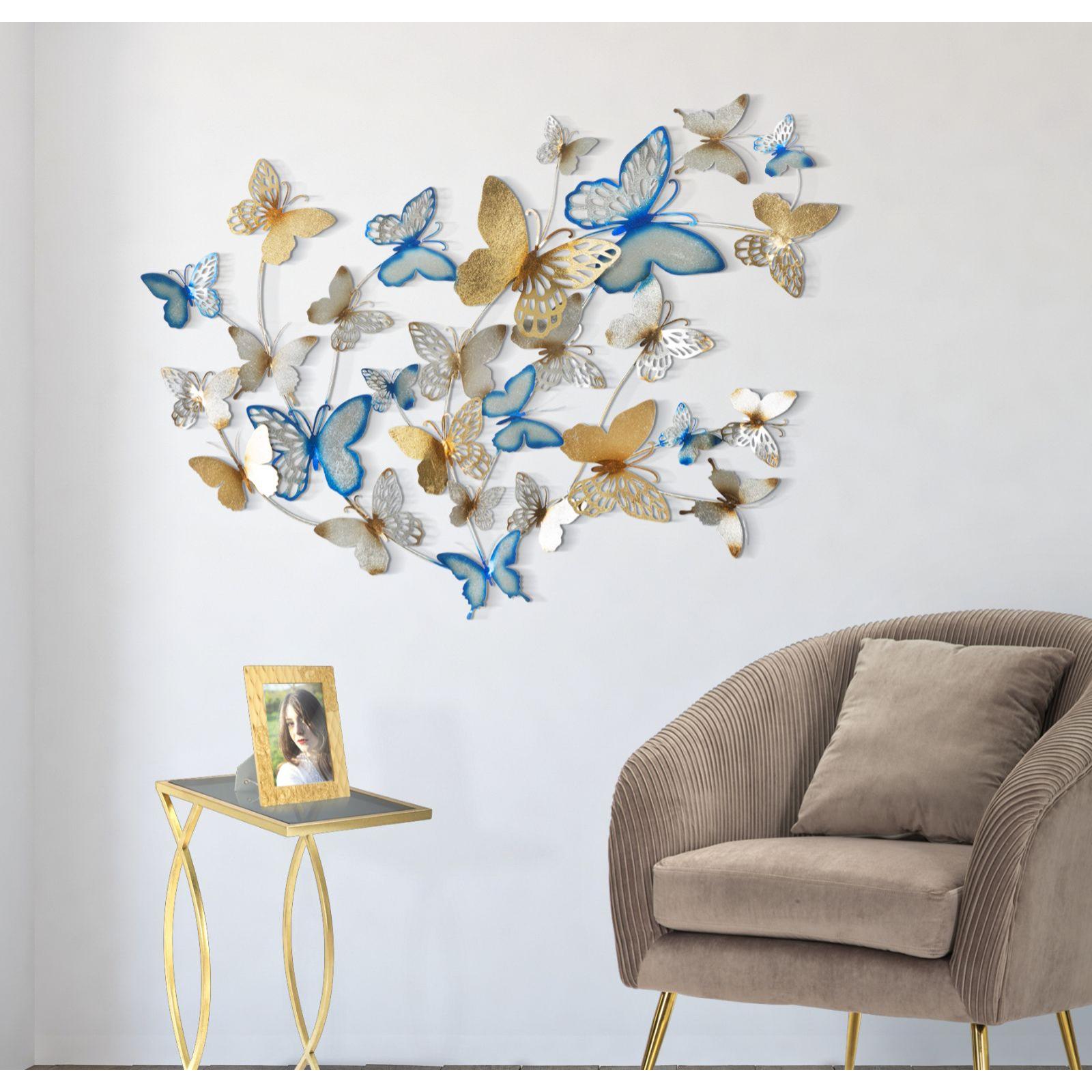 PANNELLO DA MURO BUTTERFLIES CHARME1921 MULTICOLORE