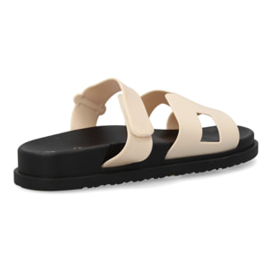 Chanclas de mujer, comodas y elegantes diseño moderno con adorno en la pala