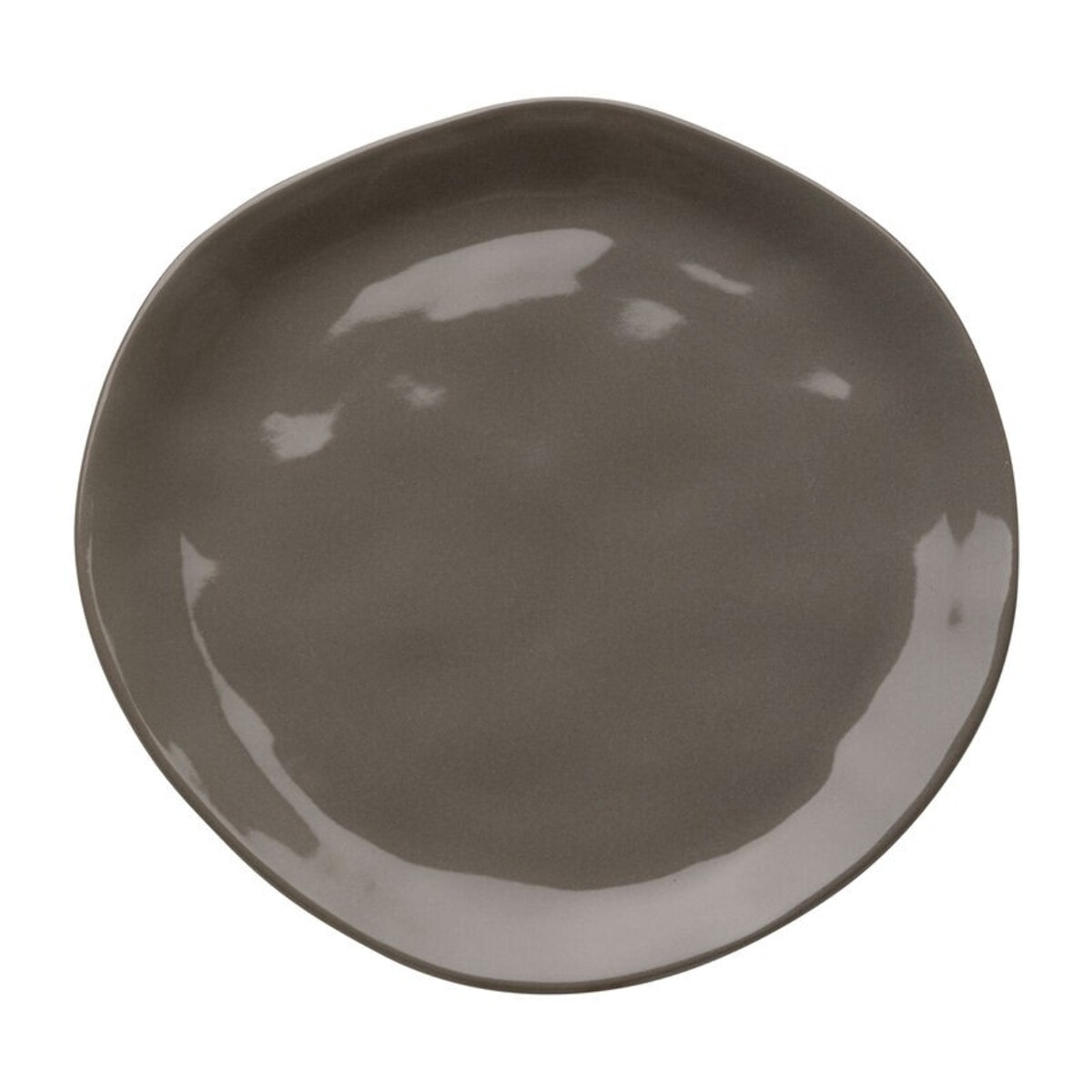 Assiettes Organic 20cm taupe set de 6 Kare Design