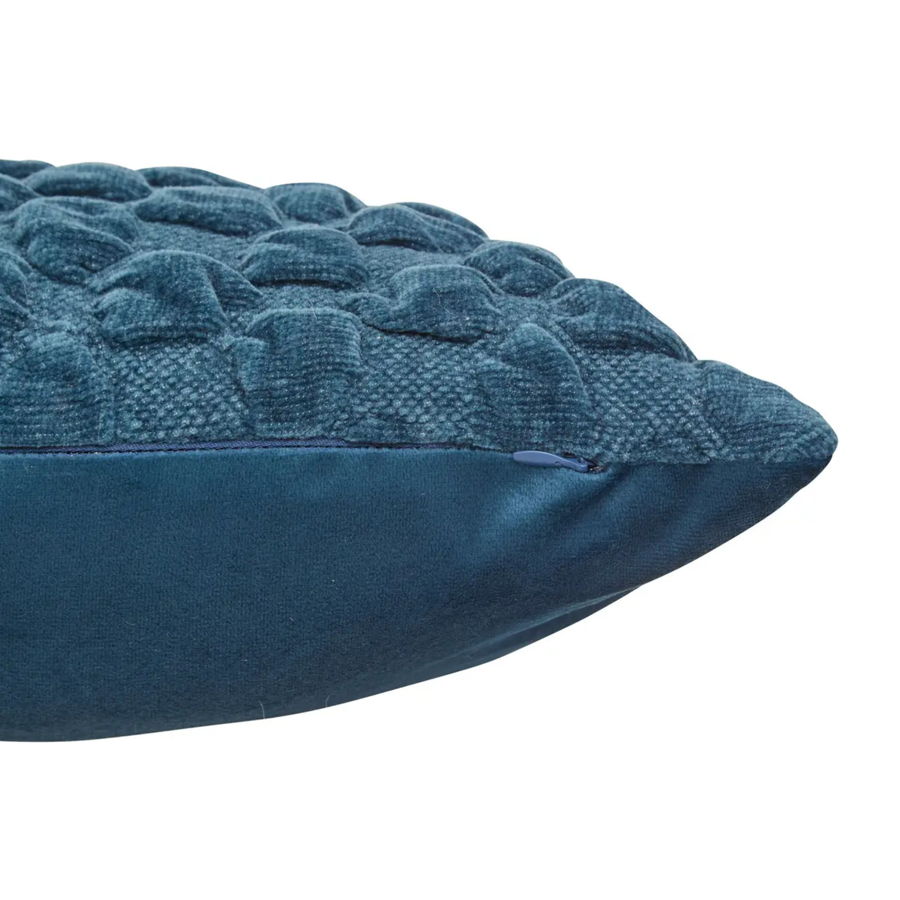 Coussin Nova bleu egéen 40x40cm