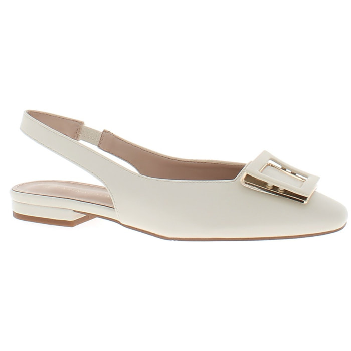 Marina Galanti Scarpe Donna Ballet Flat with Medal Horsebit MG 1A118 Butter