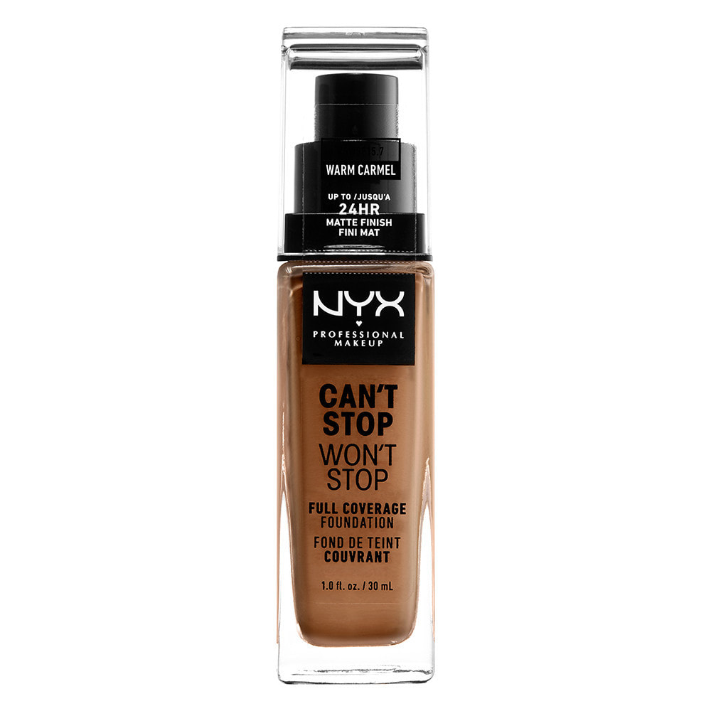 NYX Professional Makeup Fond de teint Liquide Can't Stop Won't Stop Foundation Warm Caramel