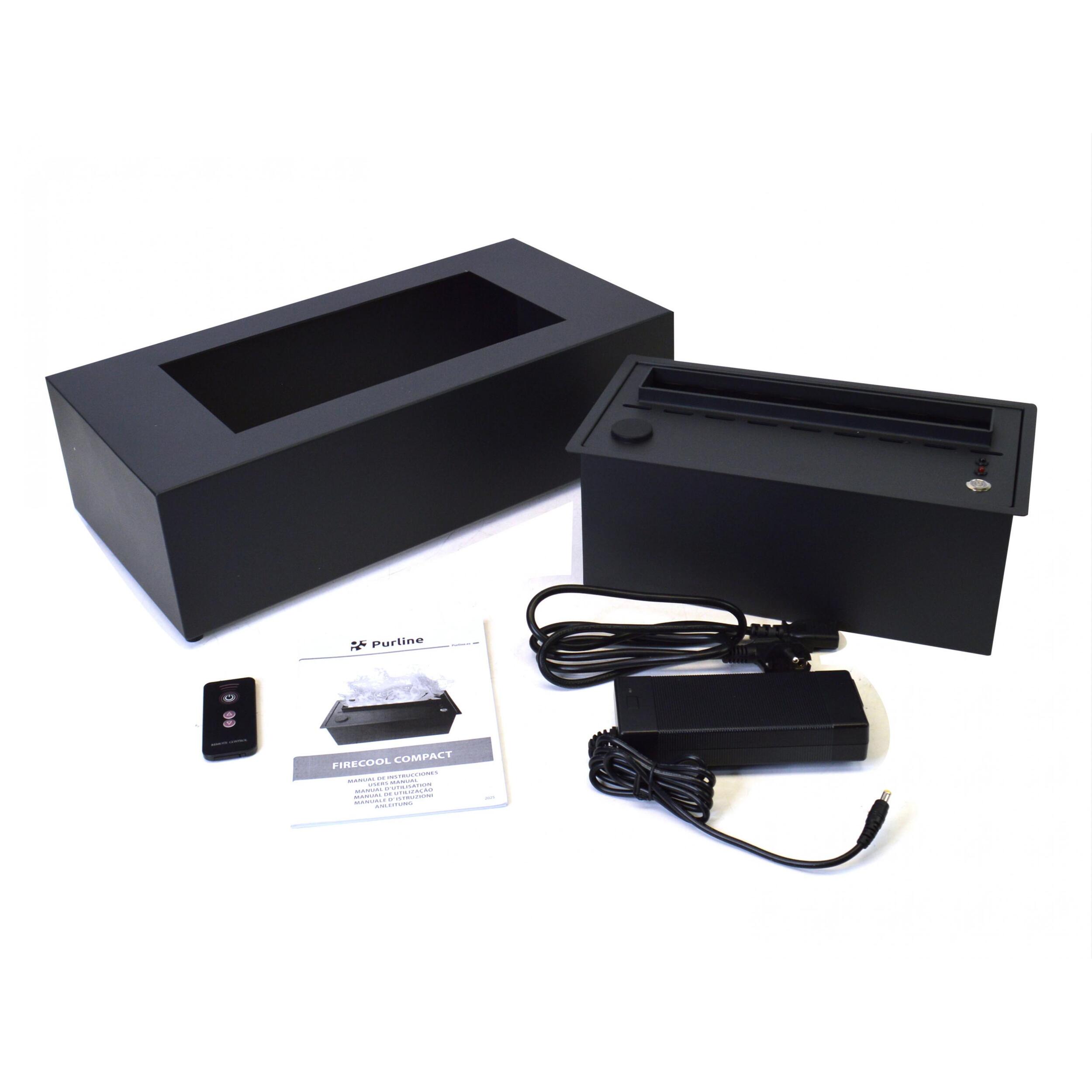 Cheminée de table décorative avec flamme simulée