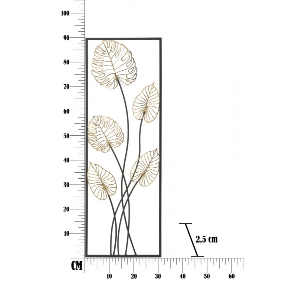 PANNELLO IN FERRO LUXY -A- CM 31X2,5X90