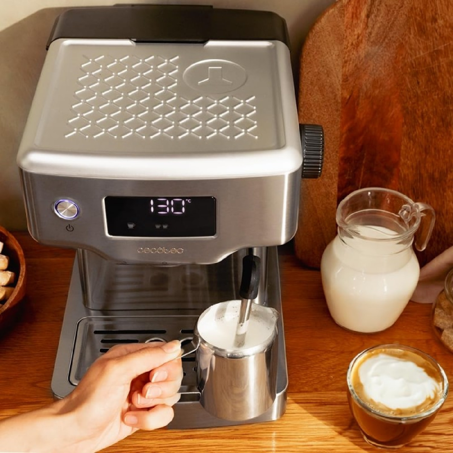 Cecotec Machine à café expresso Power Espresso 20 Barista Compact