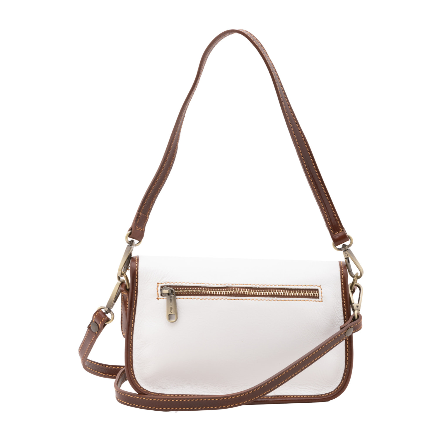 Borsa a spalla  da donna In Vera pelle Made in Italy 14x23x9 cm