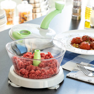 Centrifuga, Tritatutto e Mixer Manuale 4 in 1 con Accessori e Ricette Chopix InnovaGoods