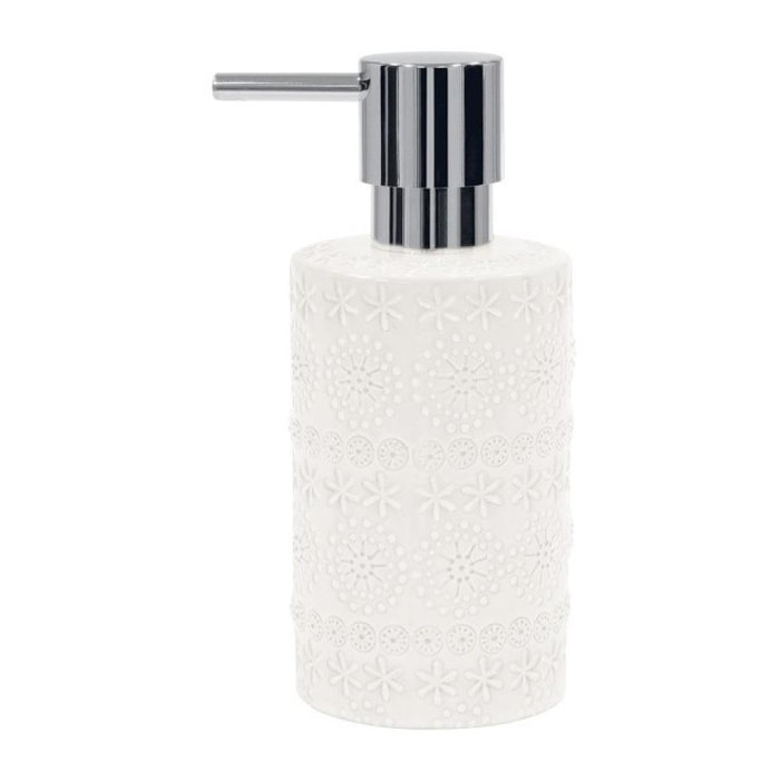 Distributeur de savon Porcelaine RELIEF Blanc Spirella