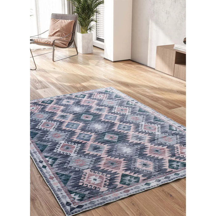 Alfombra impresa estilo étnico multicolor Class, varias medidas disponibles