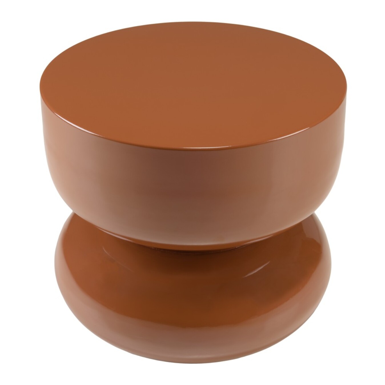 HORTENSE - Table d'appoint design en fer couleur brun