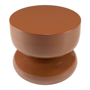 HORTENSE - Table d'appoint design en fer couleur brun