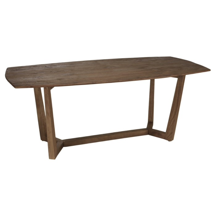 ROMY - Table à manger rectangulaire 200x100cm bois de mindi