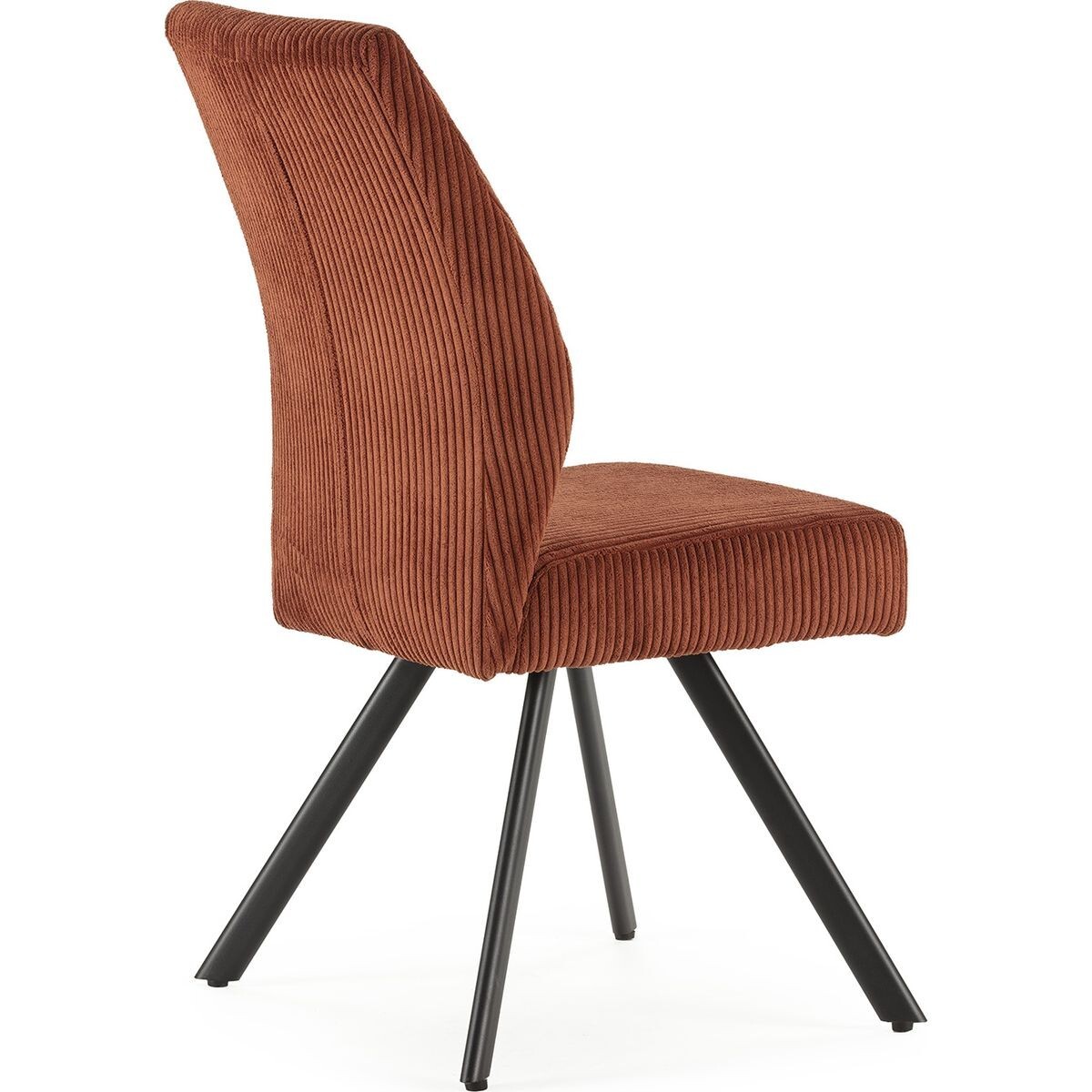 Lot de 2 chaises en velours côtelé - LAGOM