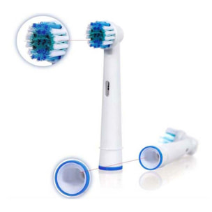 8 Têtes de brosse de rechange Blanc Cenocco CC9029