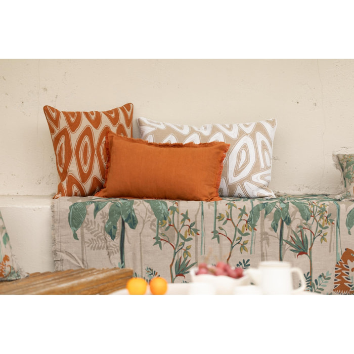 Coussin brodé Leya