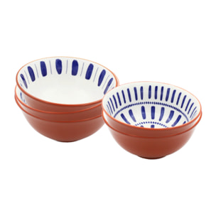 Lot de 6 petits bols, SANTORIN