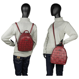 Bolso Mochila Mujer Lois Crossover Rojo