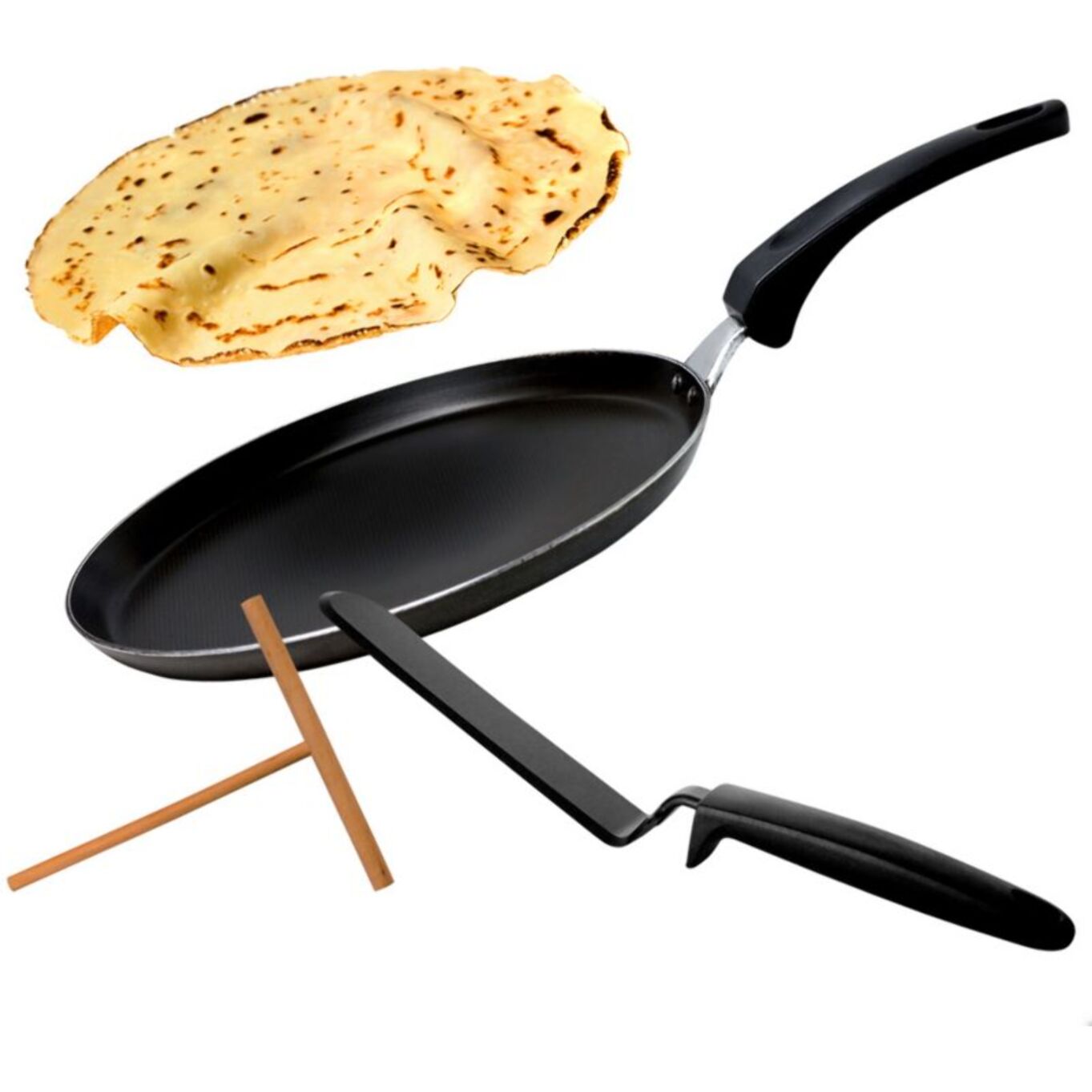 Crêpière LILY COOK coffret crepière 28cm et ustensiles