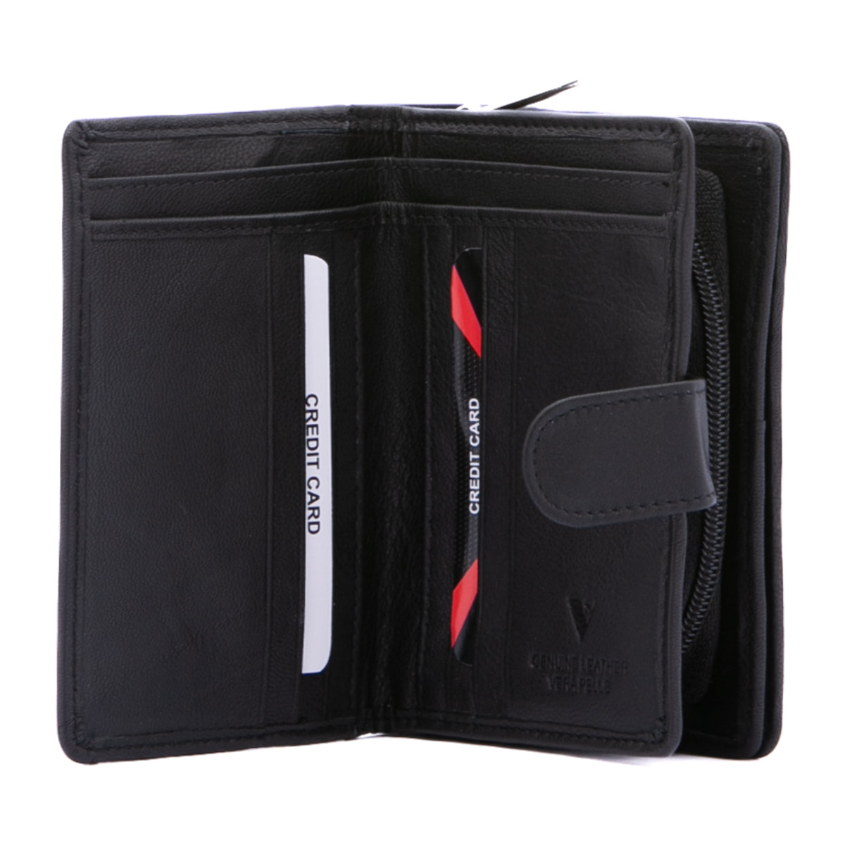 Portafoglio  da donna ecopelle Prodotto Vegano 13x9,5x4 cm