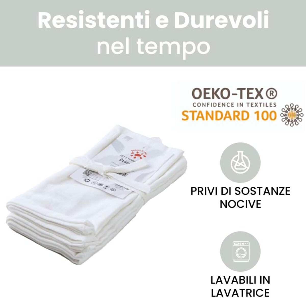 Set tovaglioli in cotone morbido e resistente, 6 pezzi eleganti e pratici, ideali per tavola quotidiana e occasioni speciali, rifinitura curata e design versatile, lavabili e durevoli, adatti a ogni stile di apparecchiatura, dimensioni 40x40 cm