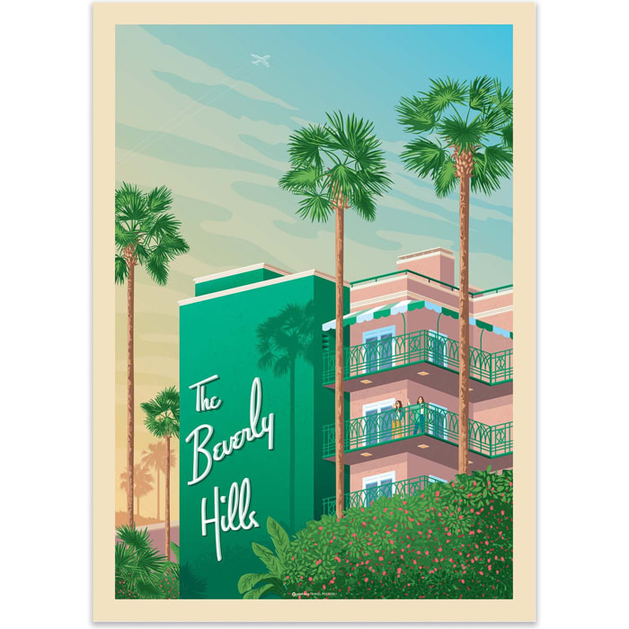Affiche - Beverly Hills - Olahoop Travel Posters