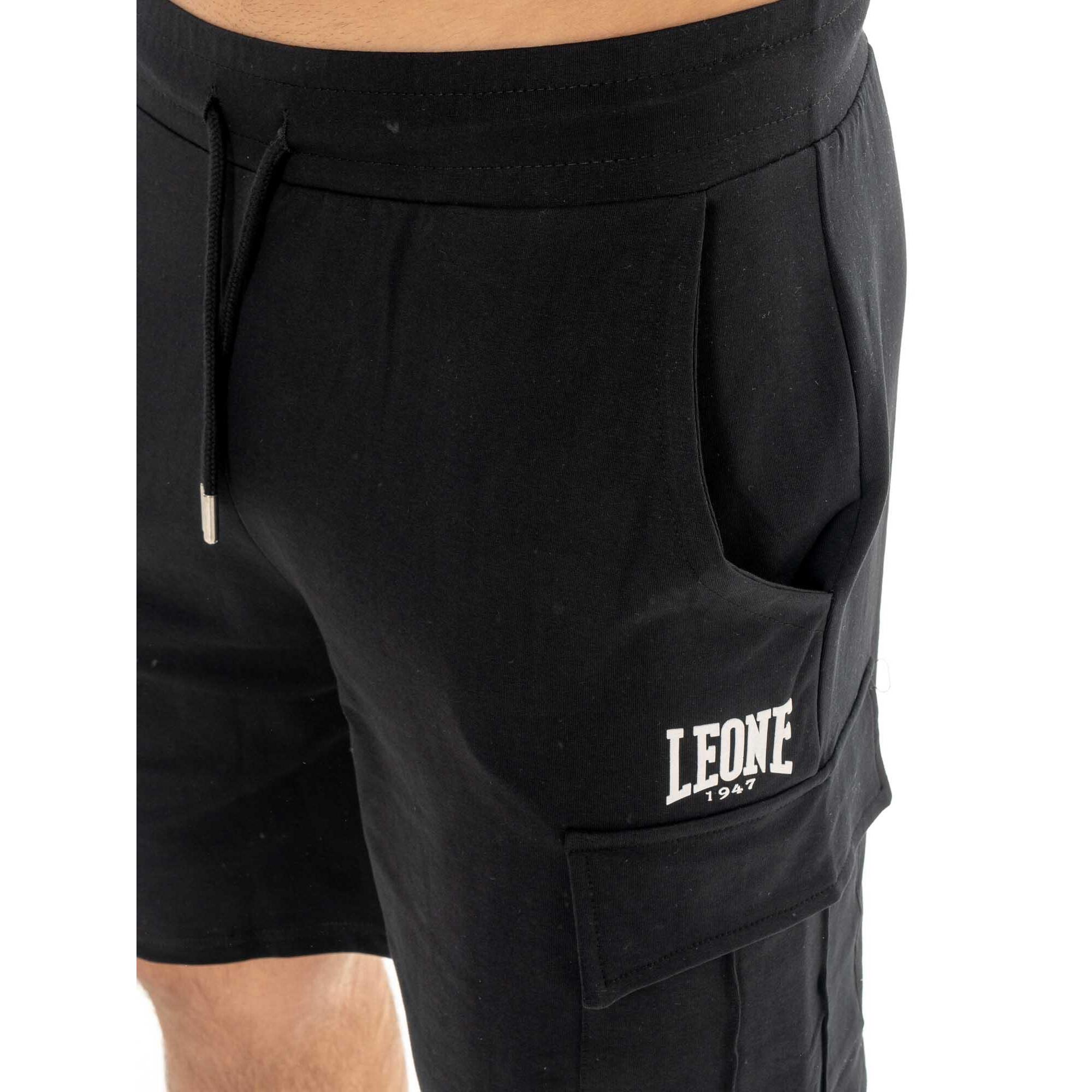 Pantaloncini cargo da uomo in twill elasticizzato Leone Easy