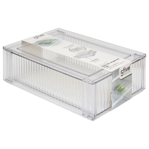 Rangement réfrigérateur Streaks transparent