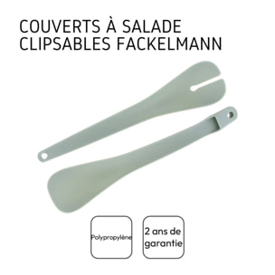Lot de couverts à salade en plastique Fackelmann