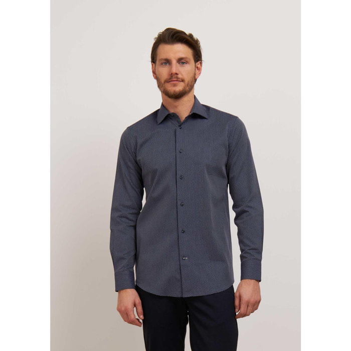 CAMICIA BLU SCURO CONBIPEL