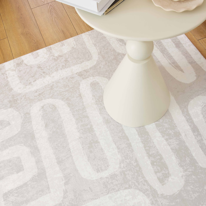 GREGE - Tapis moderne motif labyrinthe