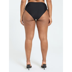 Fiorella Rubino - Braguita con drapeado y lazos - Negro