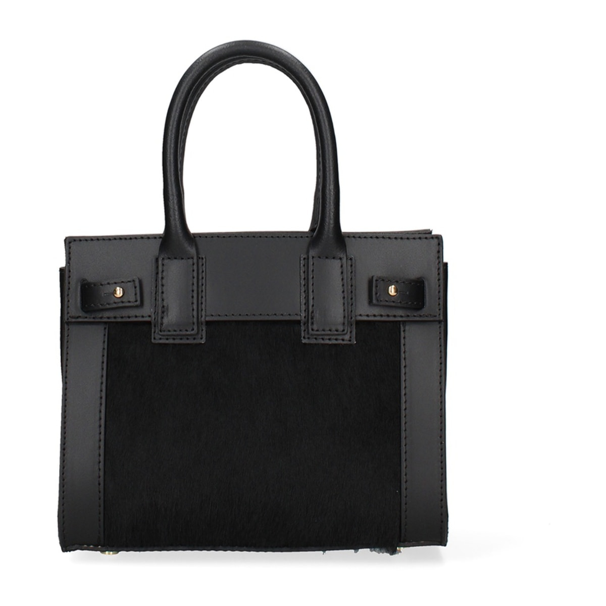 Borsa a mano da donna Made in Italy - Modello Oriana Plus - Vera pelle - 8.5 x 11.5 x 4.0 cm