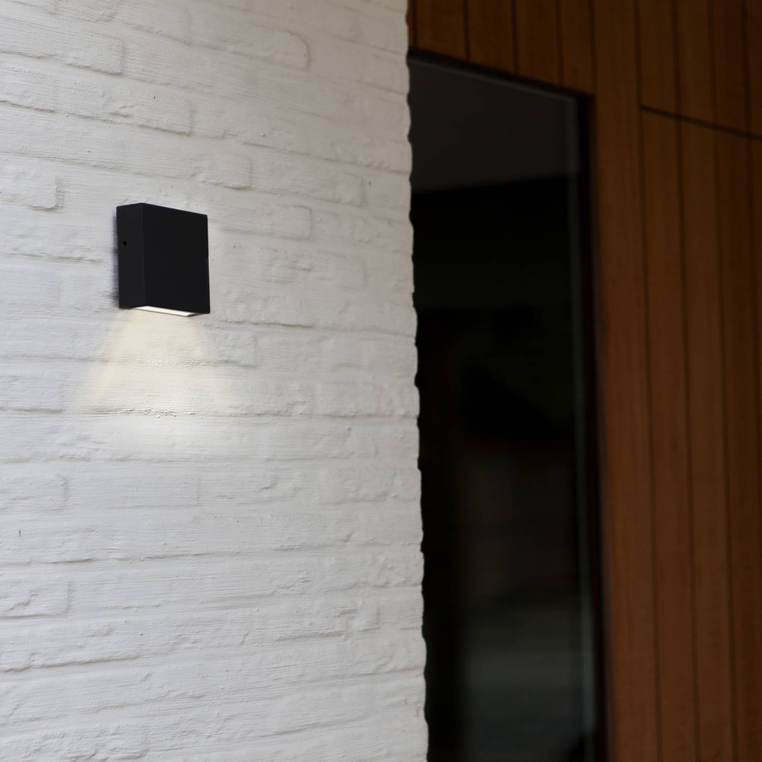 Applique murale secteur GEMINI XF BLACK