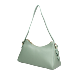 Borsa a mano da donna Made in Italy - Modello Calliope - 100% pelle - 31.0 x 17.0 x 10.0 cm