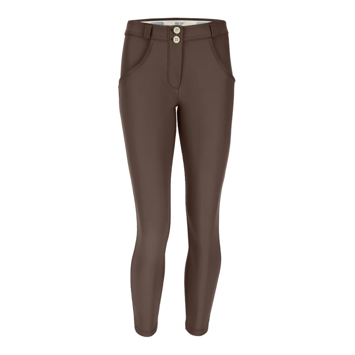 Pantaloni push up WR.UP® 7/8 superskinny similpelle ecologica