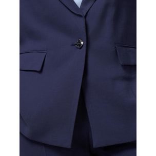 Oltre - Giacca destrutturata fluida - Blu