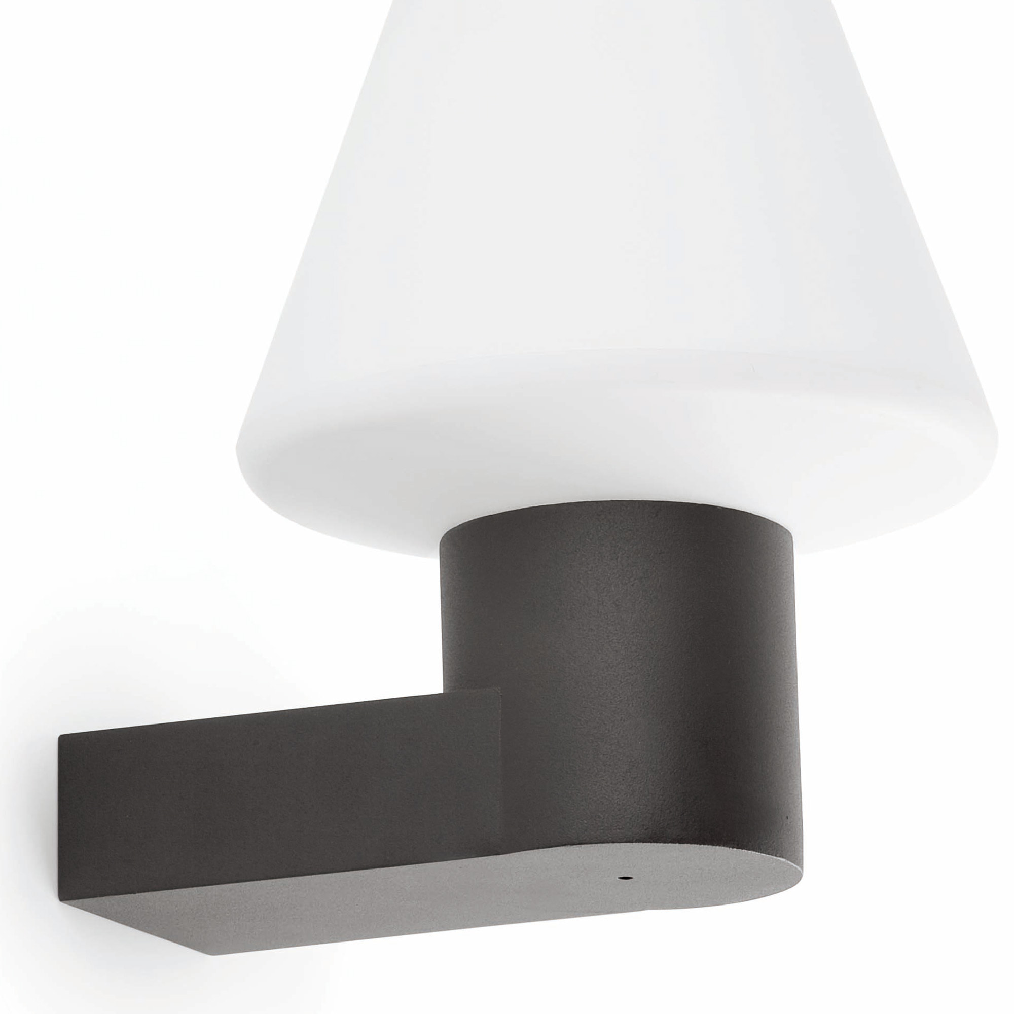 MISTU Lampada da parete grigio scuro