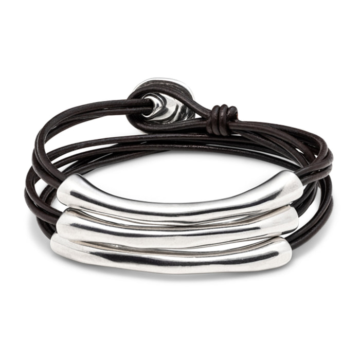 Pulsera "o no tubi" PLATEADO L