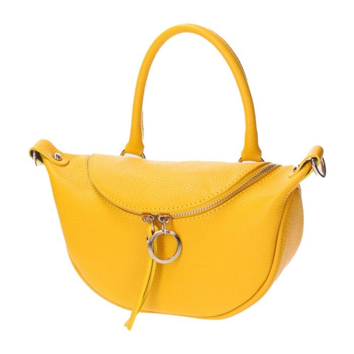 Borsa a mano da donna - Modello Mae - Vera pelle - 26.0 x 13.0 x 8.0 cm
