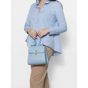 Borsa a mano da donna In Vera pelle Made in Italy 20x18x10 cm