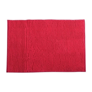 Tapis de bain Microfibre CHENILLE Rose Fuschia MSV