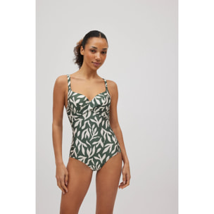 Costume da bagno modellante con ferretto lucido