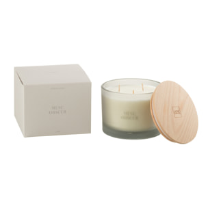 J-Line bougie parfumée Accords Essentiels - Musc Obscur - bleu - 28H