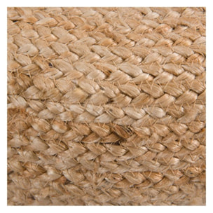 Pouf rond en jute beige D40 cm - Katy