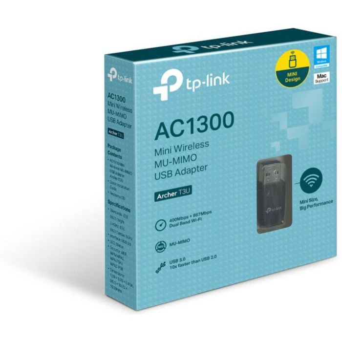 Clé Wi-Fi TP-LINK WiFi Archer T3U AC1300