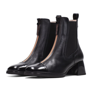 Botin Milan Negro 5 cm