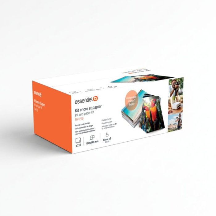 Kit papier + encre ESSENTIELB compatible Canon Selphy KP-216 tirages